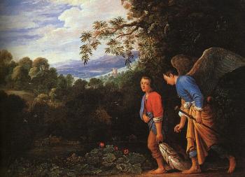 亞儅 埃爾斯海默 Copy after the lost large Tobias and the Angel 亞儅 埃爾斯海默 Copy after the lost large Tobias and the Angel